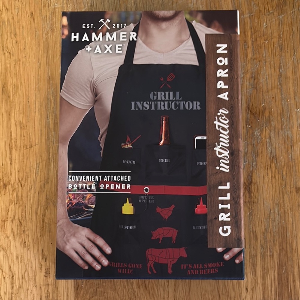 Hammer + Axe Grill Instructor Apron